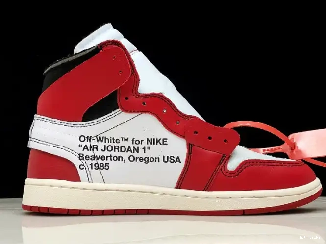 1st Kicks Retro Chicago 1 Jordan The Air AA3834-101 Off-White Ten 0519